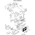 Hotpoint RGH846GEH1 main body diagram
