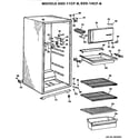 Hotpoint SSD11CFBLWH cabinet parts diagram