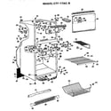 Hotpoint CTF17ACB cabinet parts diagram