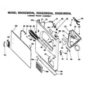 GE DDG9280DAL cabinet front diagram