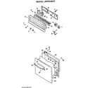 GE JRP03*07 controls/door diagram
