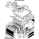 GE JMC27G*01 main body/cooktop/controls diagram
