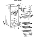 GE TA14SFBLDS cabinet parts diagram
