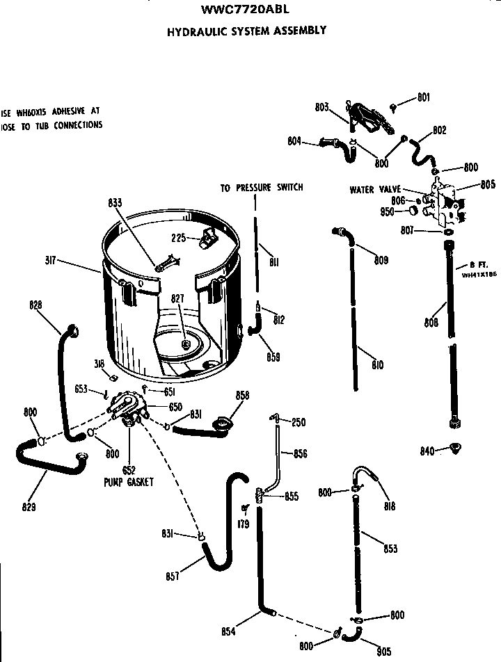 GE WWC7720ABL null diagram