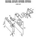 GE DDE7108VJL cabinet front diagram