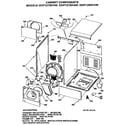 GE DDP1270FAW cabinet diagram