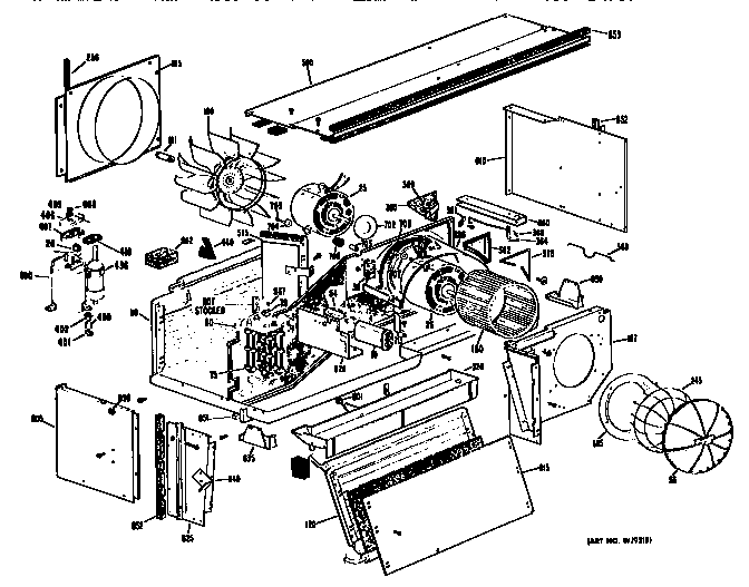 GE JB575GS3BK see fiche card 393 f7 diagram