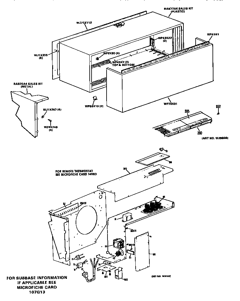 GE JB575GS4BK see fiche 455 b14 diagram