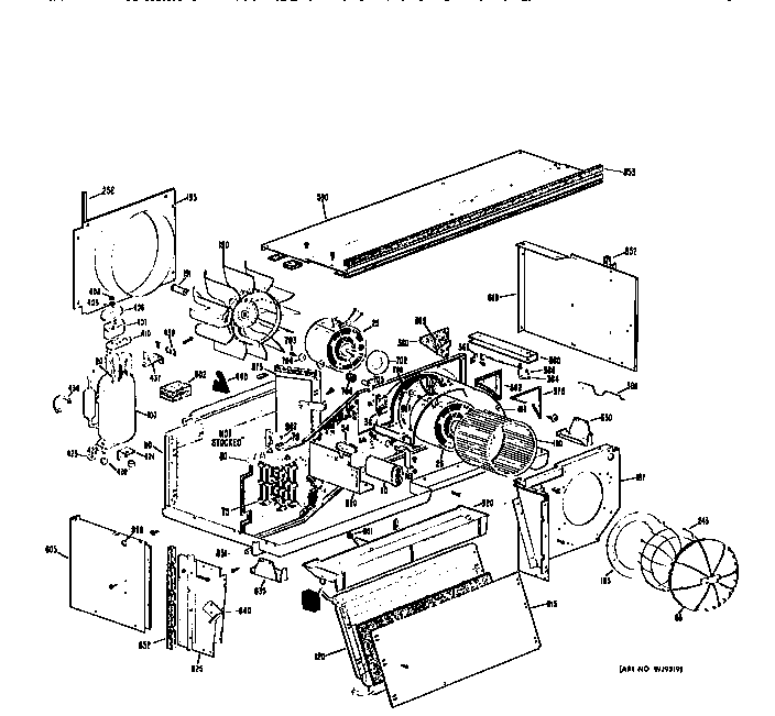 GE A2B378DEELR1 replacement parts diagram