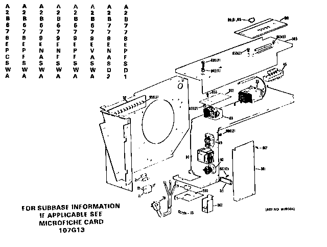 GE A2B678EPCSWA thermostat diagram