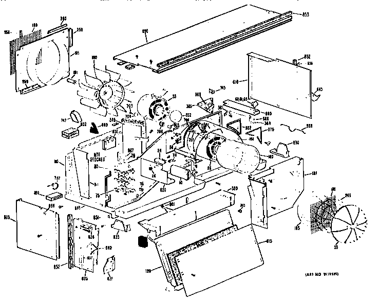 GE A2B378DCALR1 replacement parts diagram