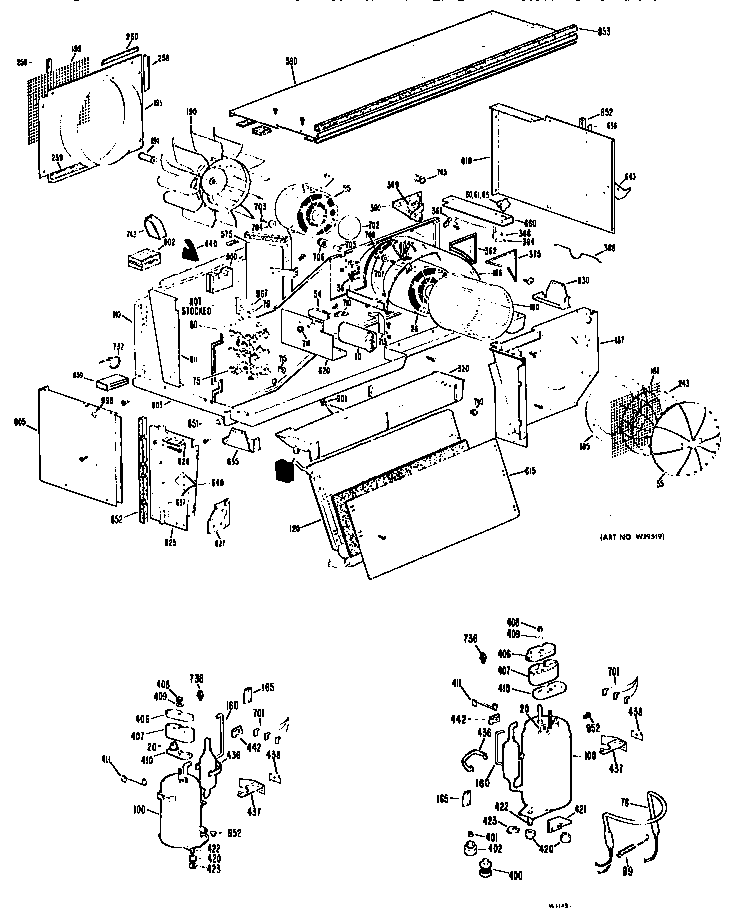 GE A2B768ESFSD2 chassis diagram