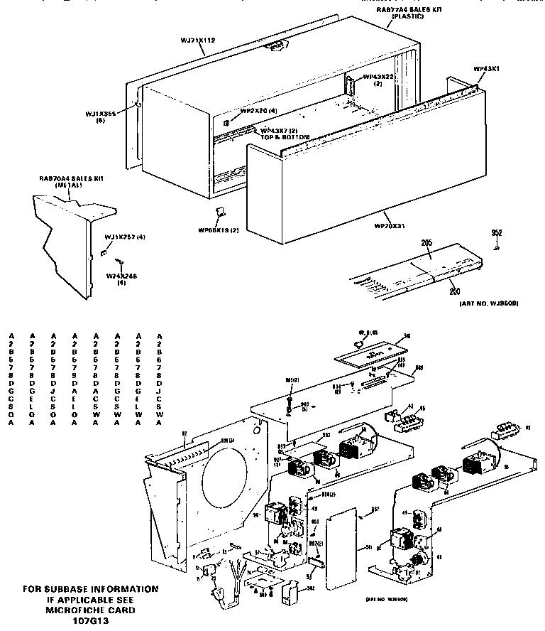 GE A2B768ESFSD2 thermostat diagram