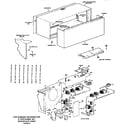 GE A2B578ENAS1W cabinet and thermostat diagram