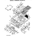 GE JSP49G101 cooktop/controls diagram