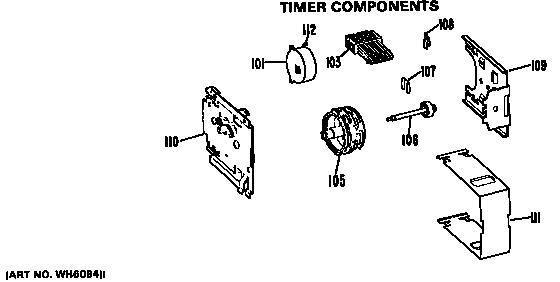 GE WWA5600GAL timer diagram