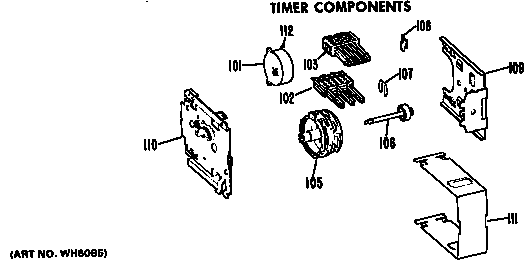 GE WWA5600GAL timer diagram