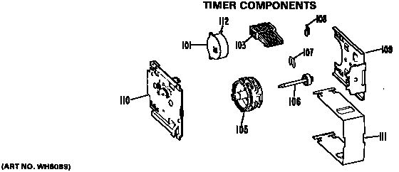 GE WWA8324GAL timer diagram