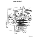 GE TB13SGBLAD cabinet parts diagram