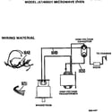 GE JE145501 wiring material diagram