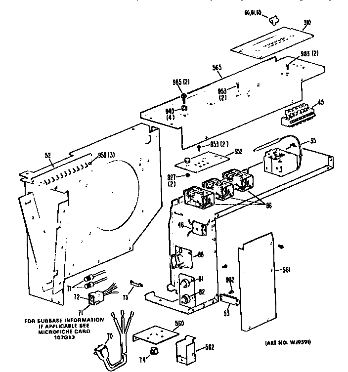 GE A3B589DAASQ2 control box diagram