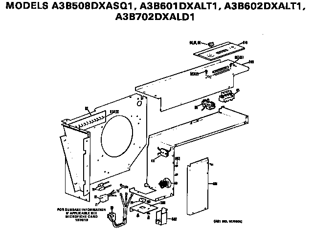 GE A3B601DXALT1 control box diagram