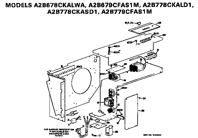 GE A2B778CKASD1 control box diagram