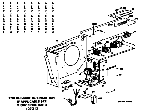 GE A2B778ESASD1 control box diagram