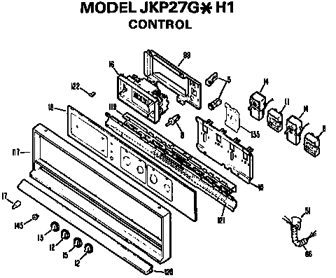 GE JKP27G*H1 control diagram