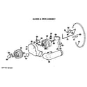 GE DDG7980GCL blower and drive assembly diagram