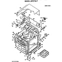 GE JKP27J1 upper oven diagram