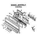 GE JKP27J1 controls diagram