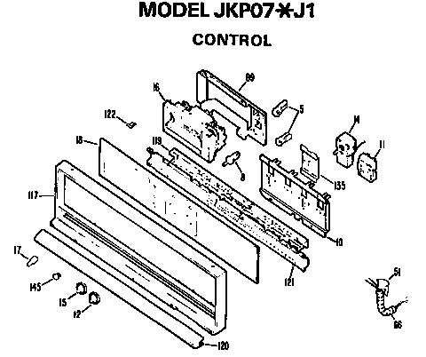 GE JKP07*J1 controls diagram