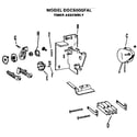 GE DDC5000FAL timer assembly diagram