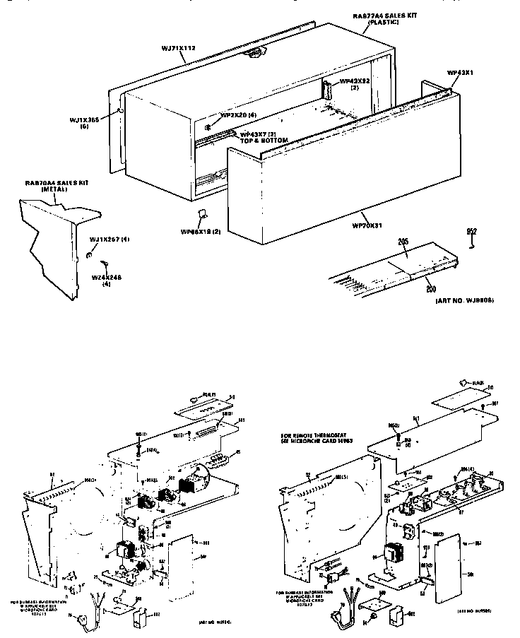GE A3B583DCAL1Y control box/cabinet diagram