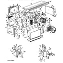 GE A3B683DGASW1 replacement parts/compressor diagram