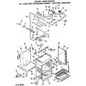 GE JGBC16GEH3 oven cabinet diagram