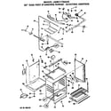 GE JGBC17GEH3 oven cabinet diagram