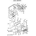 GE JGBS16PH3 oven cabinet diagram