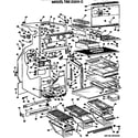 GE TBX23ZHC cabinet parts diagram