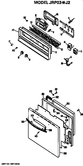 GE JRP03*J2 controls diagram