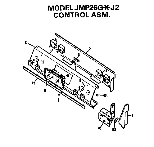 GE JMP26G*J2 controls diagram