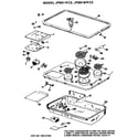 GE JP661*C3 cooktop diagram