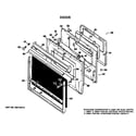 GE JKP27G*J2 door diagram