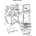 GE TBF16SGRR cabinet parts diagram