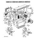 GE A3B598DEALQ2 replacement parts/compressor diagram