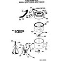GE WWP1170GCW tub and water inlet diagram