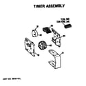 GE WWC8000FBL timer assembly diagram
