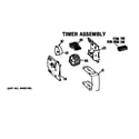 GE WWC8000FBL timer assembly diagram