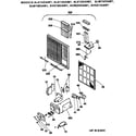 GE AVX21DAM1 grille assembly diagram